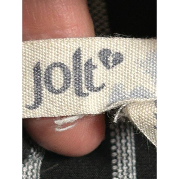 Jolt Black & White Striped Jumpsuit With Button Detail & Tie Waist - Picture 3 of 9